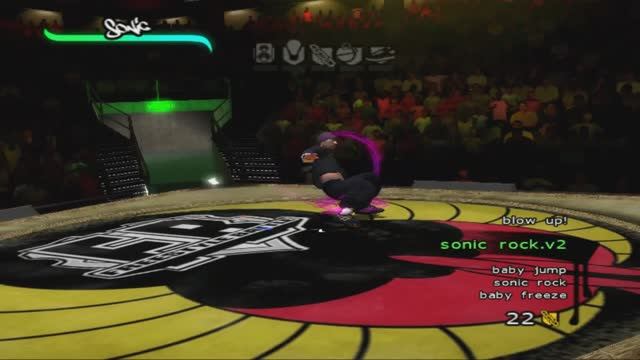 Bboy  Sonic Blow Up Finish from BBOYTHEGAME