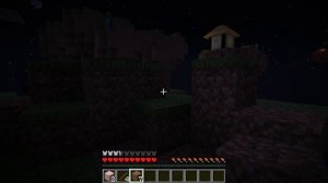 Выживание на летающих островах в майнкрафт ночью