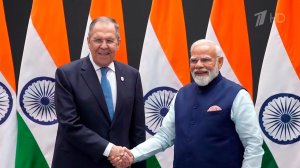 Ситуацию на Украине обсуждал Сергей Лавров с премьером Индии Нарендрой Моди.