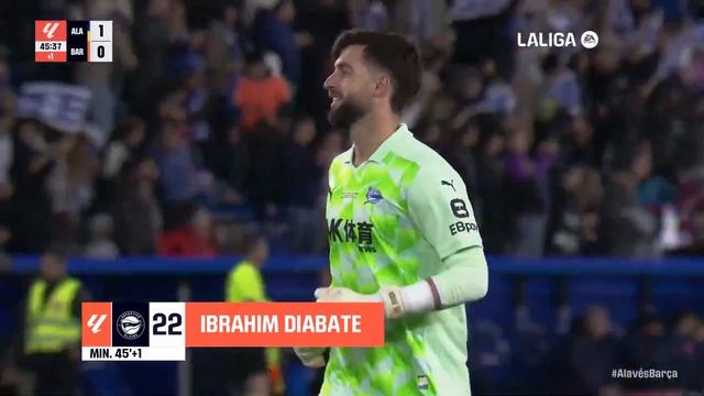 АЛАВЕС - БАРСЕЛОНА. ОБЗОР МАТЧА. DEPORTIVO ALAVÉS - FC BARCELONA. LALIGA EA SPORTS