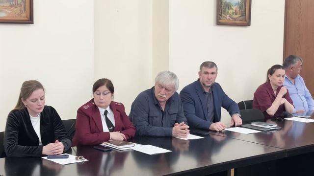 Заседании комиссии по чрезвычайным ситуациям и пожарной безопасности