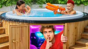 Я построил 5 секретных комнат, чтобы выжить среди злых 10-летних детей!