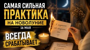 Самая сильная практика на Новолуние 16 - 17 мая, которую я повторяю снова и снова