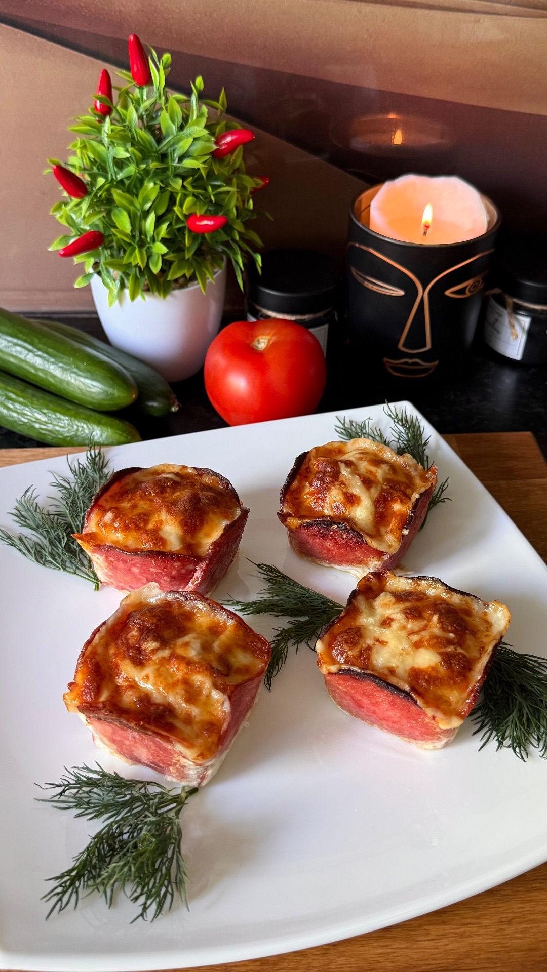 Сытный завтрак «Мясные короны» 🍳🥓👑