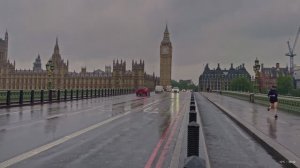 Прогулка под дождем в Вестминстере, Лондон. Расслабляющая ASMR-прогулка под дождем