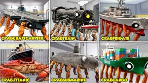 ОБНОВЛЕНИЕ 1 000 000 МОРСКИХ МОНСТРОВ_ Что если я стану КРАБОМ-ТИТАНИКОМ, КРАБОПОЕЗДОМ в BARRY'S PRI