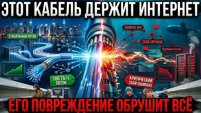 Этот кабель под океаном держит ВЕСЬ ИНТЕРНЕТ — и его повреждение может обрушить экономику