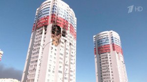 Две многоэтажки в Рязани повреждены в результате атаки украинских БПЛА.
