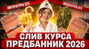 СЛИВ ПРЕДБАННИКА ЕГЭ по литературе | Теория литературы | Умскул