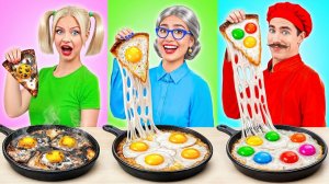 Кулинарный Челлендж# Я против Бабушки # Удивительные Кулинарные Идеи