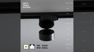 Светильник Maytoni Unity Onda TR007-1-12W4K-B