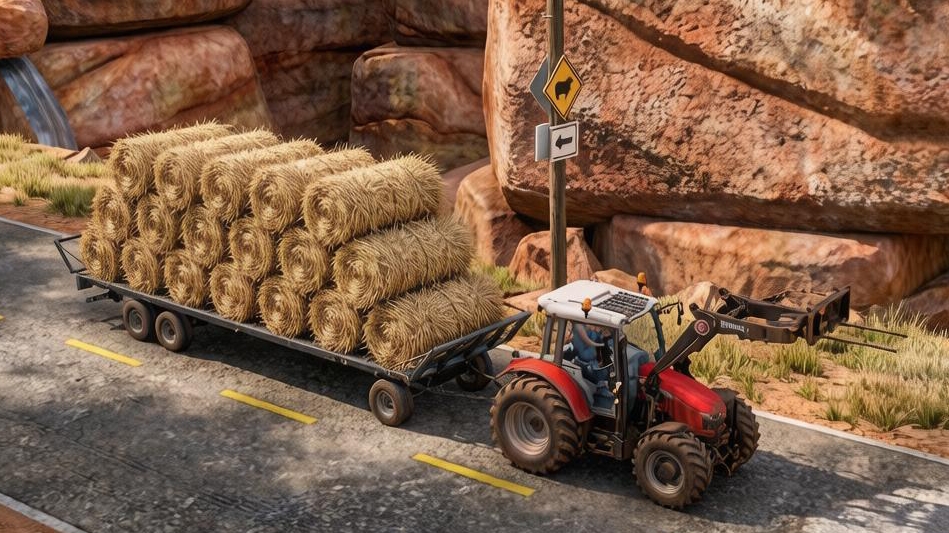[РП] В ИГРЕ "FARMING SIMULATOR 18". ПРОДОЛЖАЮ РАЗВИВАТЬ С/Х (СЕЛЬХОЗ) ЗАГРУЖАЮ РУЛОНЫ СЕНА [ДЕНЬ-8]