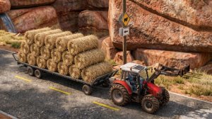 [РП] В ИГРЕ «FARMING SIMULATOR 18». ПРОДОЛЖАЮ РАЗВИВАТЬ С/Х (СЕЛЬХОЗ) ЗАГРУЖАЮ РУЛОНЫ СЕНА [ДЕНЬ-8]