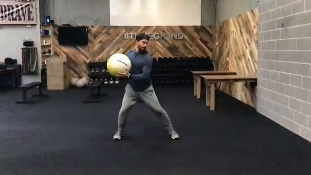 M Ball Rotational Shot-Put Throw  | Медболл ротационные броски с боковой стойки