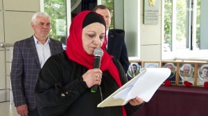 Открытие мемориальной доски памяти Расула Дадаева