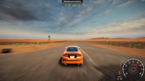 Toyota Supra тест на максимальную скорость! #cars #letpslay #gaming