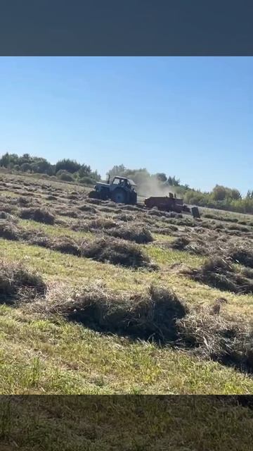 Работа граблей HARVEST SWR11