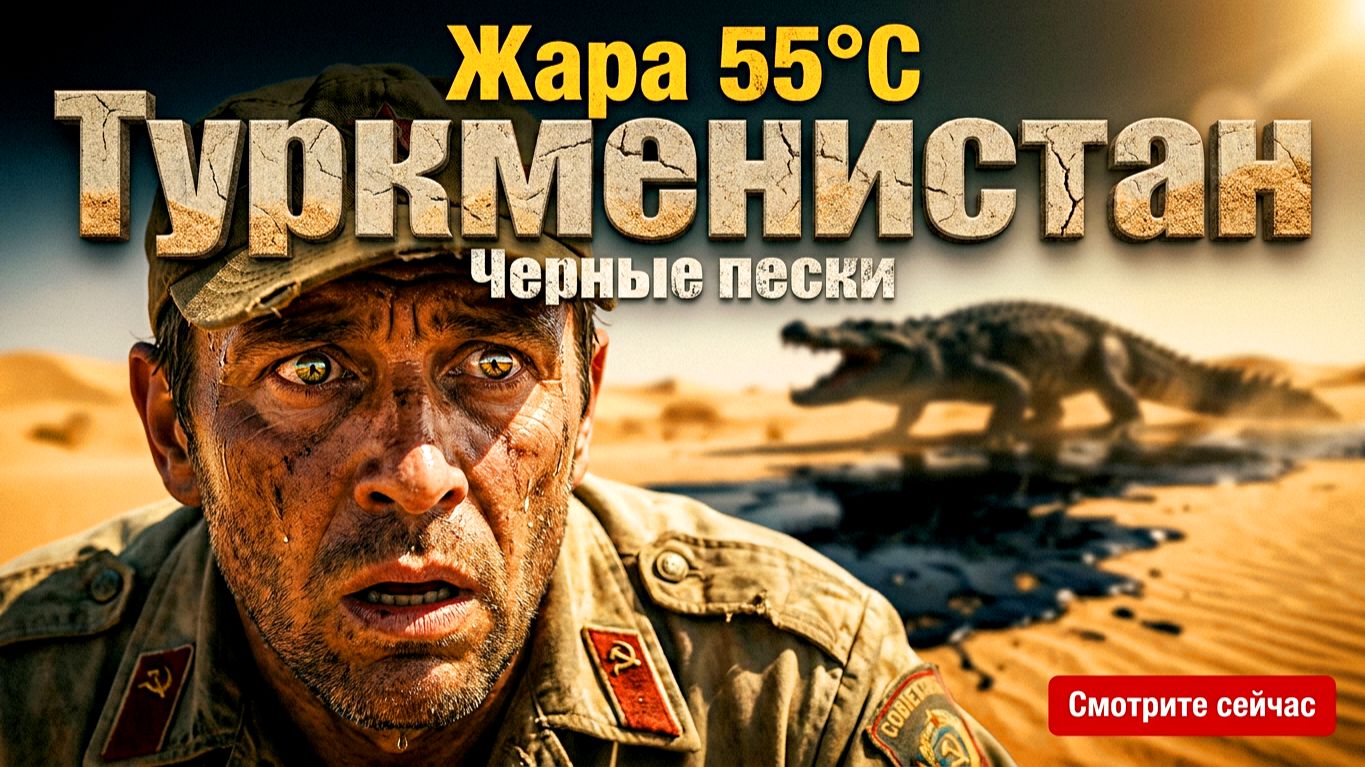 ТУРКМЕНИСТАН: Тайны Чёрных Песков Пустыни Каракум!