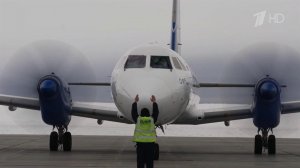 Российский турбовинтовой самолет Ил-114-300 прошел испытания в Арктической зоне.