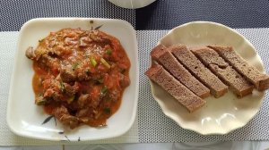 ГУЛЯШ ИЗ КУРИНОЙ ПЕЧЕНИ