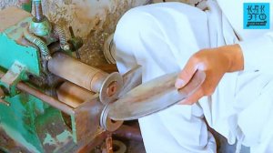 Так делают кухонную утварь в Пакистане