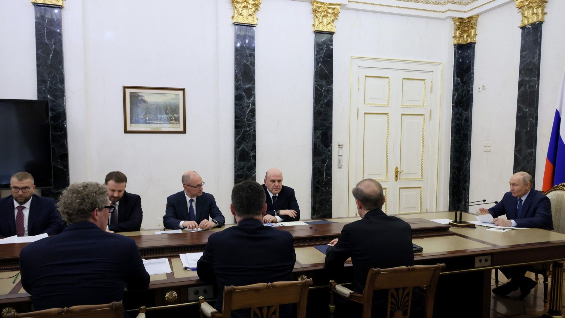 Президент провёл совещание по экономическим вопросам, Кремль, 15 мая 2026 года