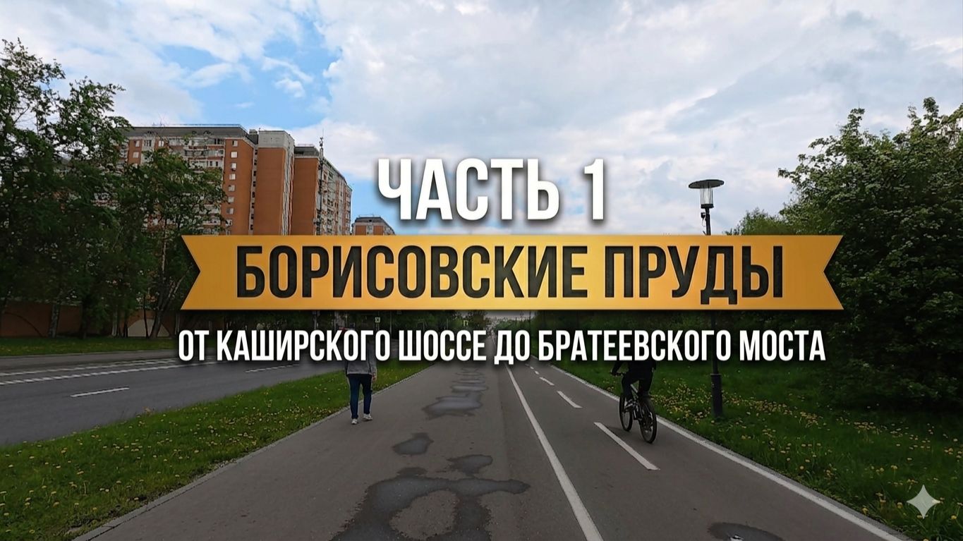 Улица Борисовские Пруды. Часть 1. От Каширского шоссе до Братеевского моста