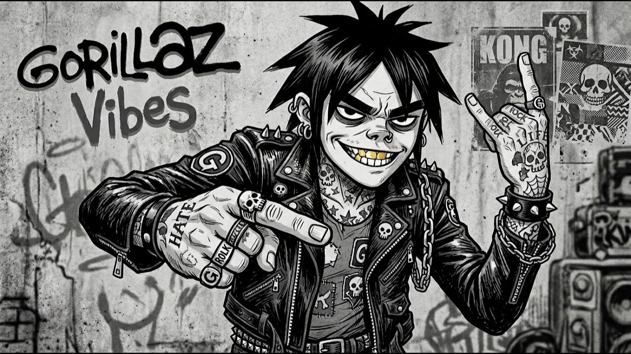 Золотые зубы в стиле Gorillaz. Трип-хоп with artificial intelligence Mix