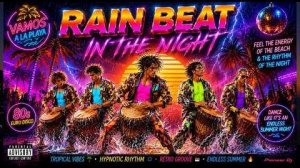 RAIN BEAT IN THE NIGHT  | 80s Tribal Euro Disco Storm Mix