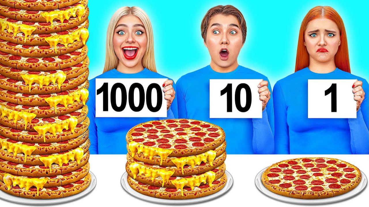 100 Слоев Еды Челлендж  Кухонные Войны от Mega DO Challenge