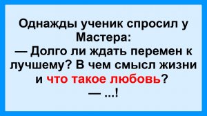Ученик спросил мастера... Подборка Пикантных, Остреньких, Жизненных Анекдотов! Юмор! Смех! Позитив!