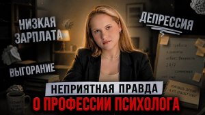 Мой опыт работы психологом / Нестабильный доход, самореклама и депрессия