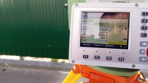 Определение базовой линии тахеометром Leica TS07 и по рулетке