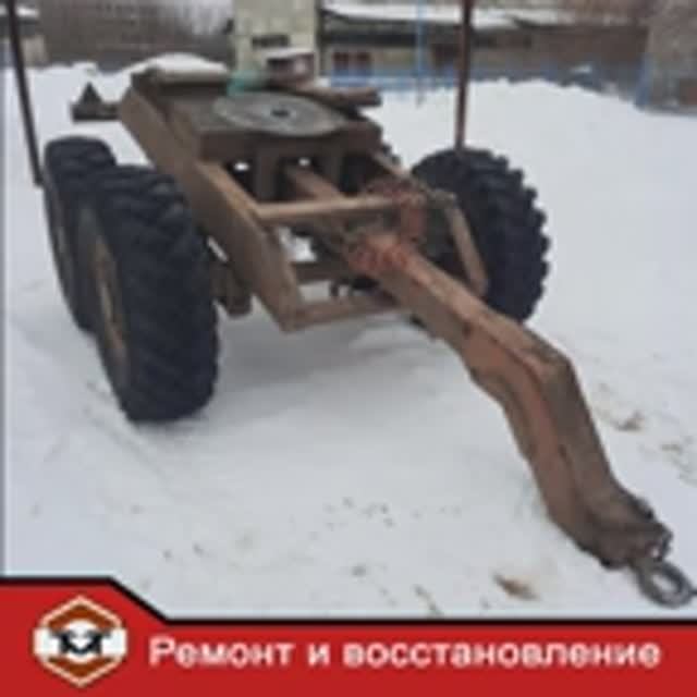 Ремонт прицепа-роспуска лесовозного.
