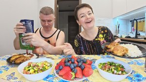 Мукбанг РАБОТУ всегда найду! Никому НЕ ДОВЕРЯЮ то, что могу сделать САМА! Семейный ужин в России