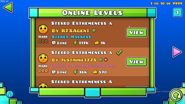 stereo madness но супер сложный  loyaut mode