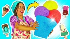 Гигантское мороженое из пластилина 🍦🎨 Детское шоу «Готовлю игрушкам»