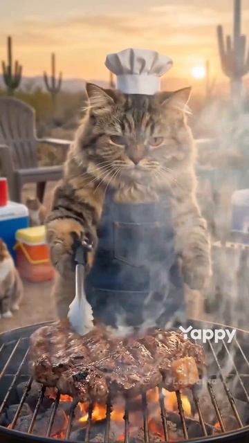 Котик 😻 кушает 🥣 блюдо 🍔 от шефа м-м-м 😋 вкусно  ням-ням