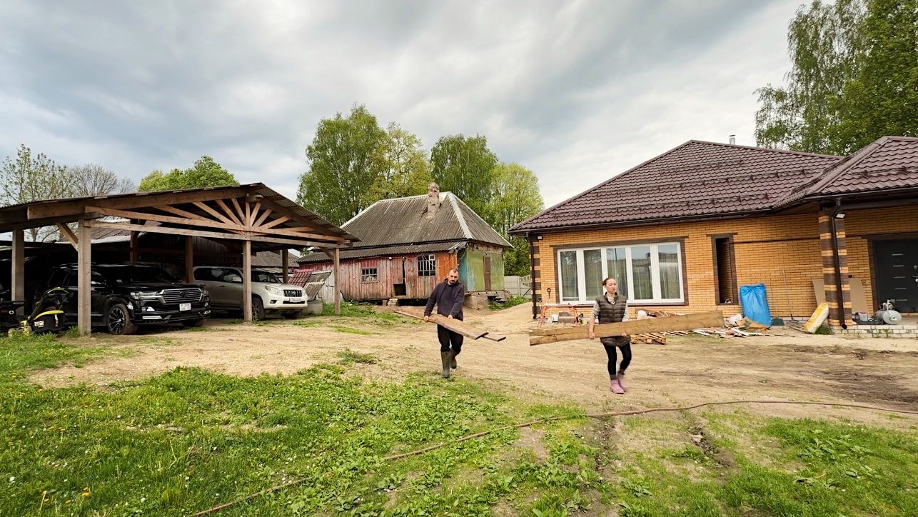 Как бороться с этой напастью? Подготавливаем большую теплицу. Наводим порядок на участке. Строим дом