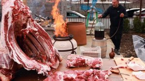 ШАШЛЫК НА МАНГАЛЕ ИЗ МЯСА ВЕРБЛЮДА