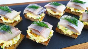 Вкусная закуска из простой селёдки! Вкуснее чёрной икры! 3 рецепта за 5 минут