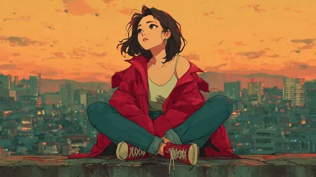 Watching The City Turn To Twilight 🏙️ ⧸⧸ Dreamwave Synth Mix