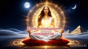 Канал освящения предметов. Космоэнергетика. Мастерский блок. Космочастоты