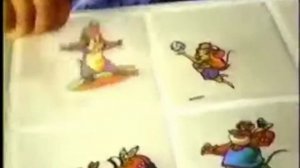 Kellogg's Fruit Loops Cereal Chip N Dale Rescue Rangers Beach Pictures on glass cups promo