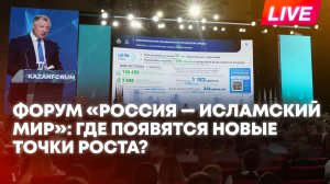 Пленарное заседание форума «Россия — Исламский мир» в Казани