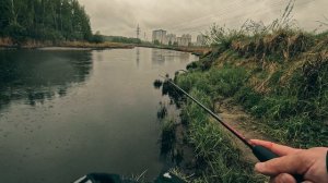 Отличная рыбалка в черте города ,река Миасс🐟🐟🐟
