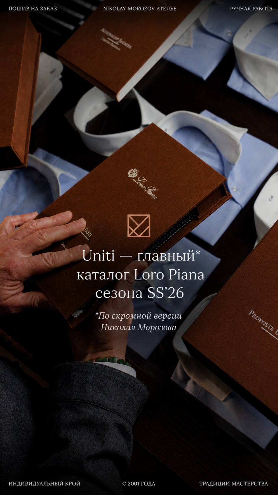 Обзор каталога Uniti Loro Piana сезона Весна–Лето 2026