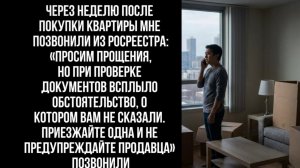 истории из жизни | через неделю после покупки квартиры мне позвонили