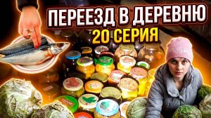 ГОРЯЧЕЕ СЫРЫМ НЕ БЫВАЕТ. НАША ЖИЗНЬ В ДЕРЕВНЕ, ПОСЛЕ ПЕРЕЕЗДА. 20 серия