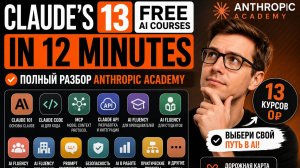 13 бесплатных курсов Anthropic по ИИ 🎓 Claude, Claude Code, MCP и API